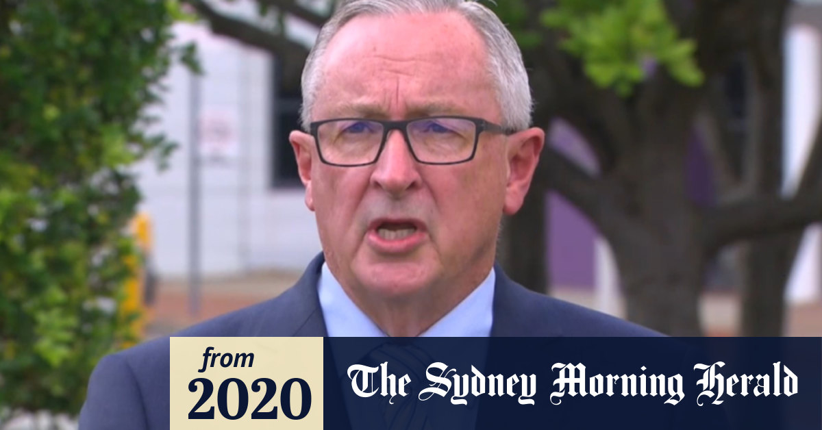 Video Coronavirus NSW Health Minister Brad Hazzard gives update